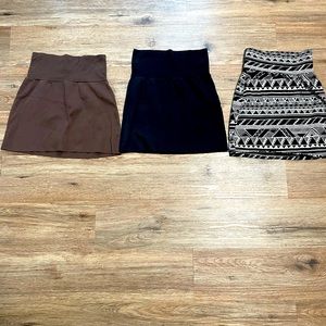 American Apparel Body Con Mini Skirts